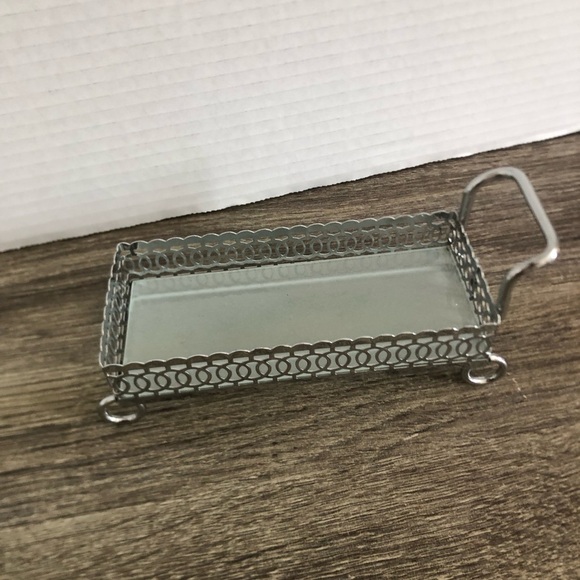 Intricate Silver Vanity Tray - Picture 7 of 13